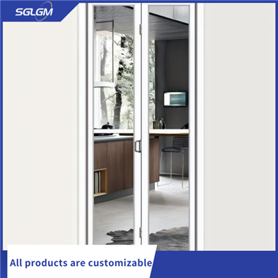 Hvide aluminium bifold døre